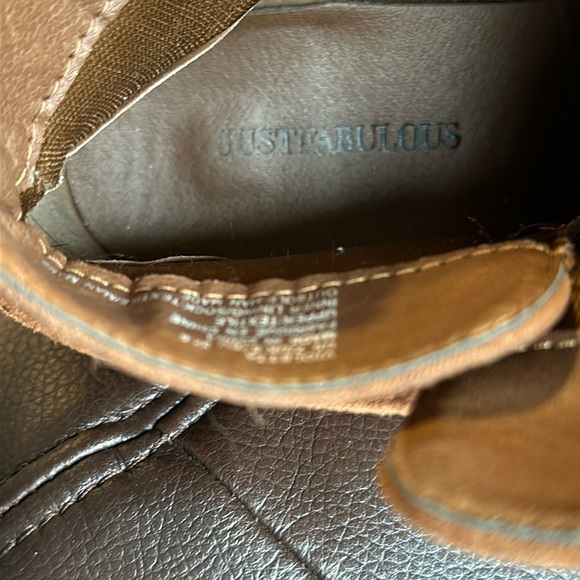 Size 7 brown booties - studded boots - buckles - Picture 10 of 11